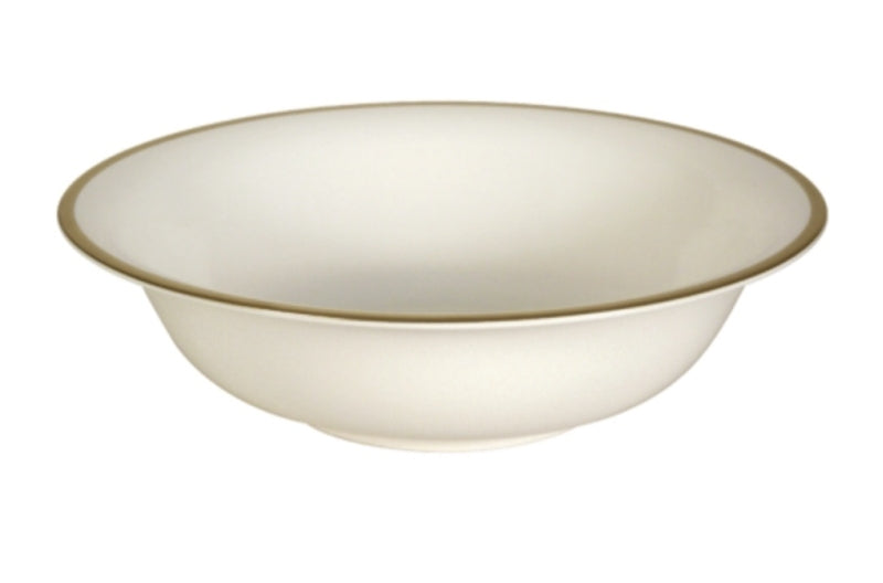 Signature Ivory with Gold Oval Vegetable Bowl-Monogrammed