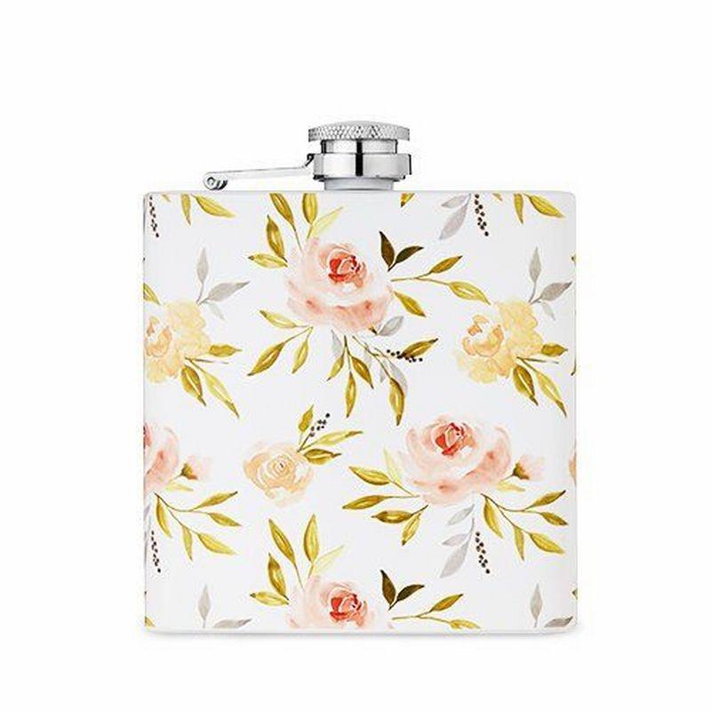 Rose Floral Flask