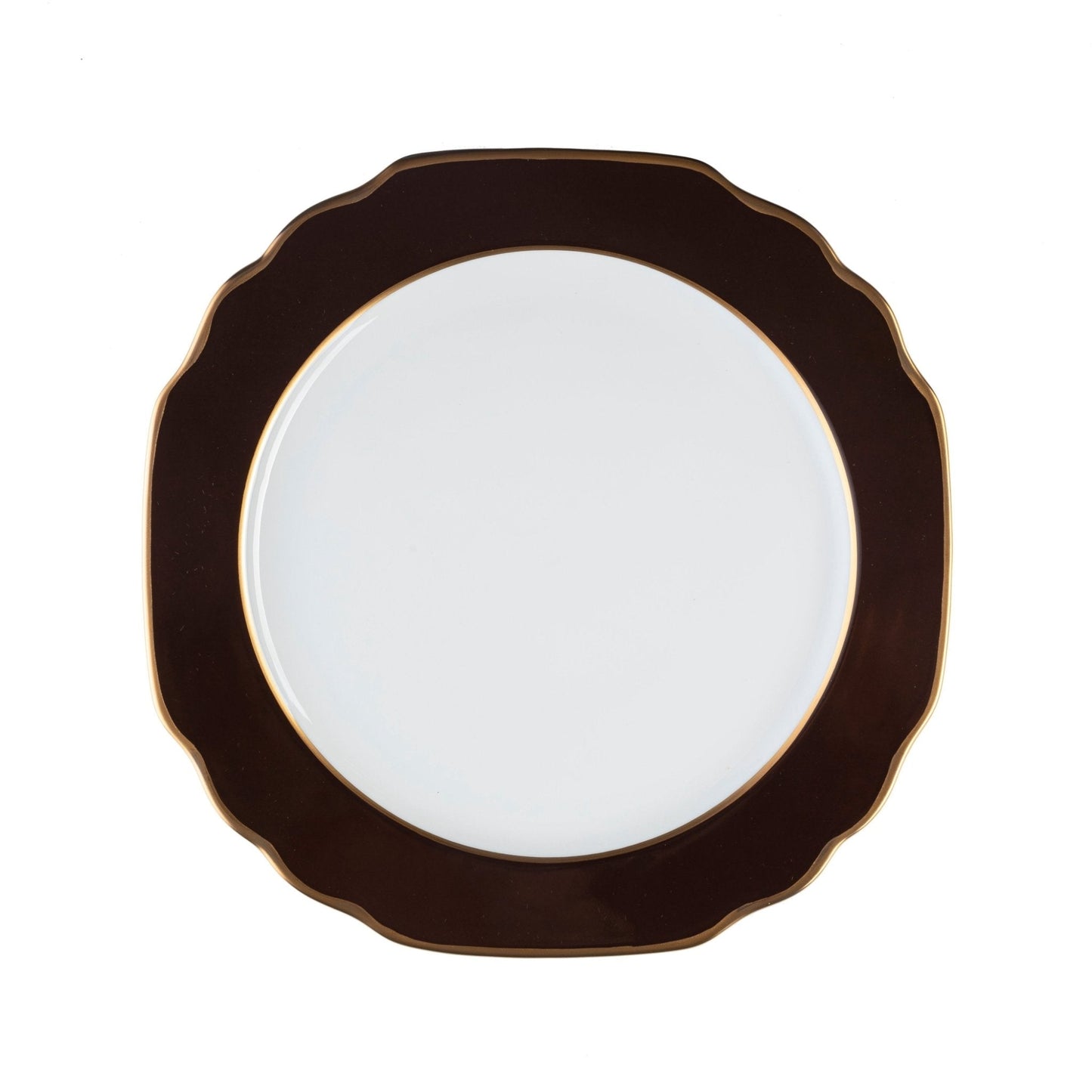 Gold Banding Dinner Plate