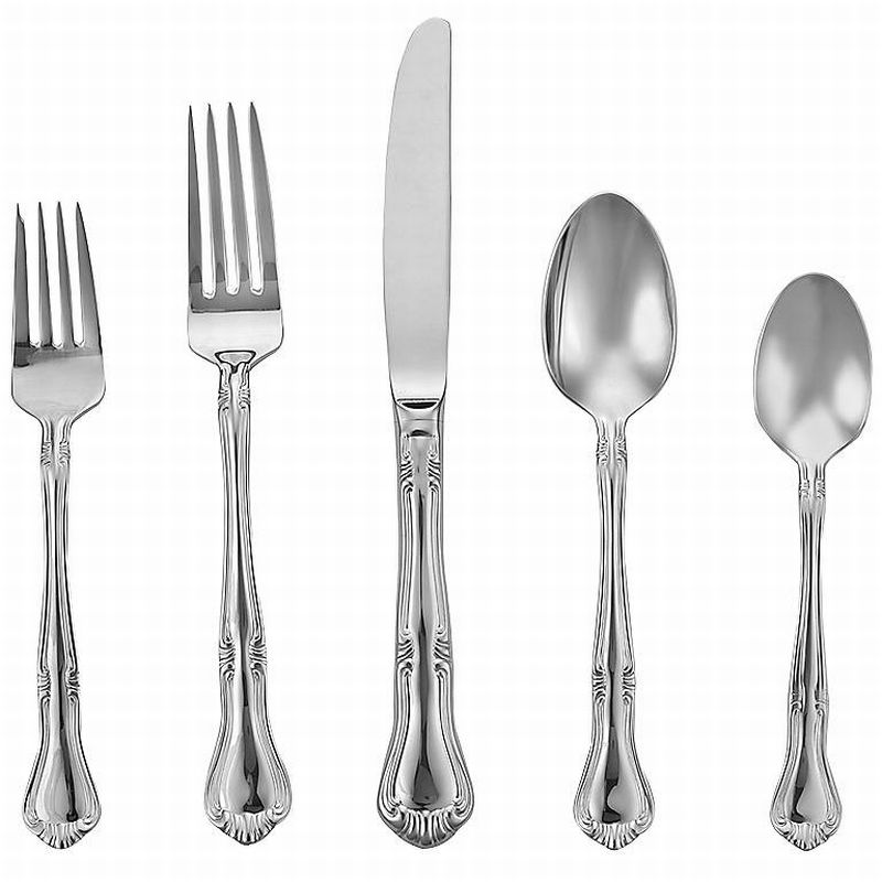 Valcourt Flatware 5 Piece Place Setting