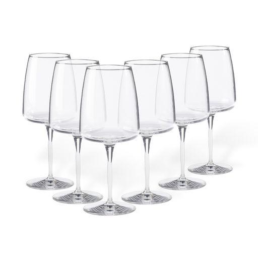 Set/6 wine glasses, Clear