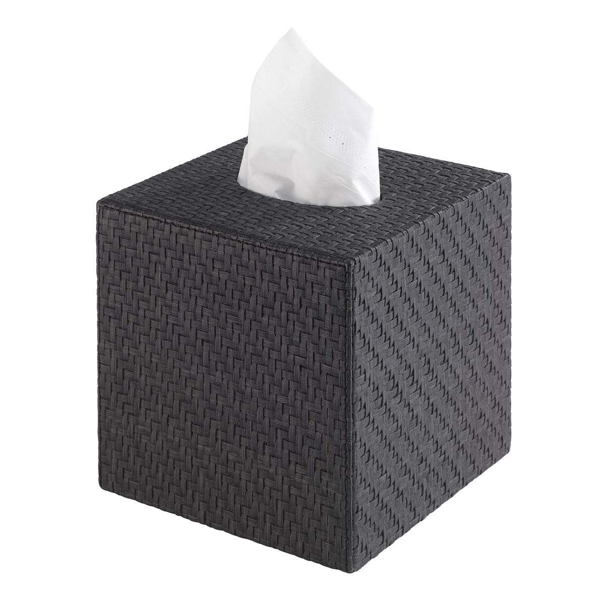 Black Tissue Box