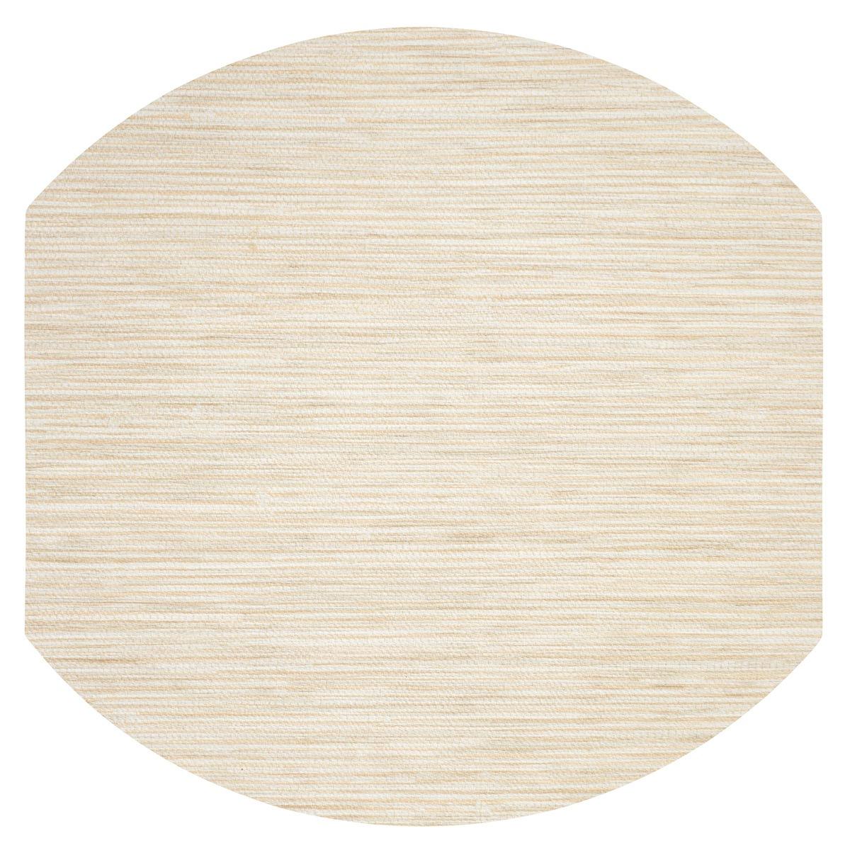 Ecru 16" Square Elliptic Mat - Set of 4