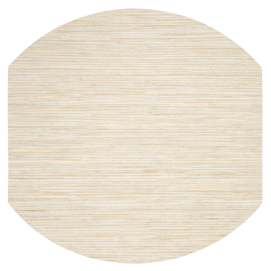 Ecru 16" Square Elliptic Mat - Set of 4