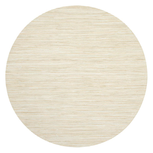 Ecru 15" Round Mat - Set of 4