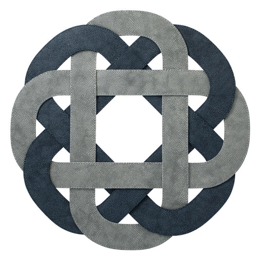 Navy/Gray - Set of 4