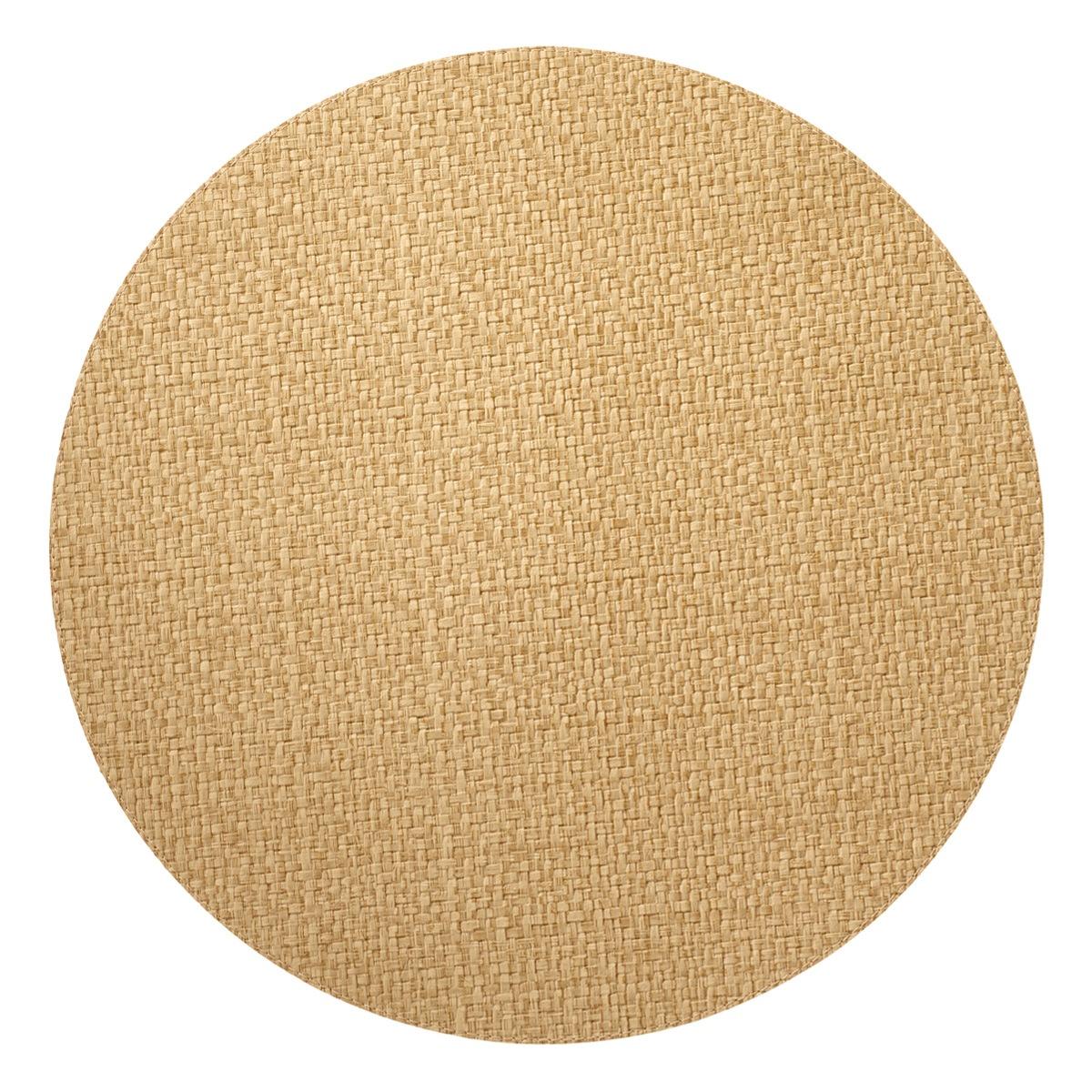 Straw Round Mats p/4
