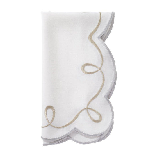 Gold/Silver Napkins - Set of 4
