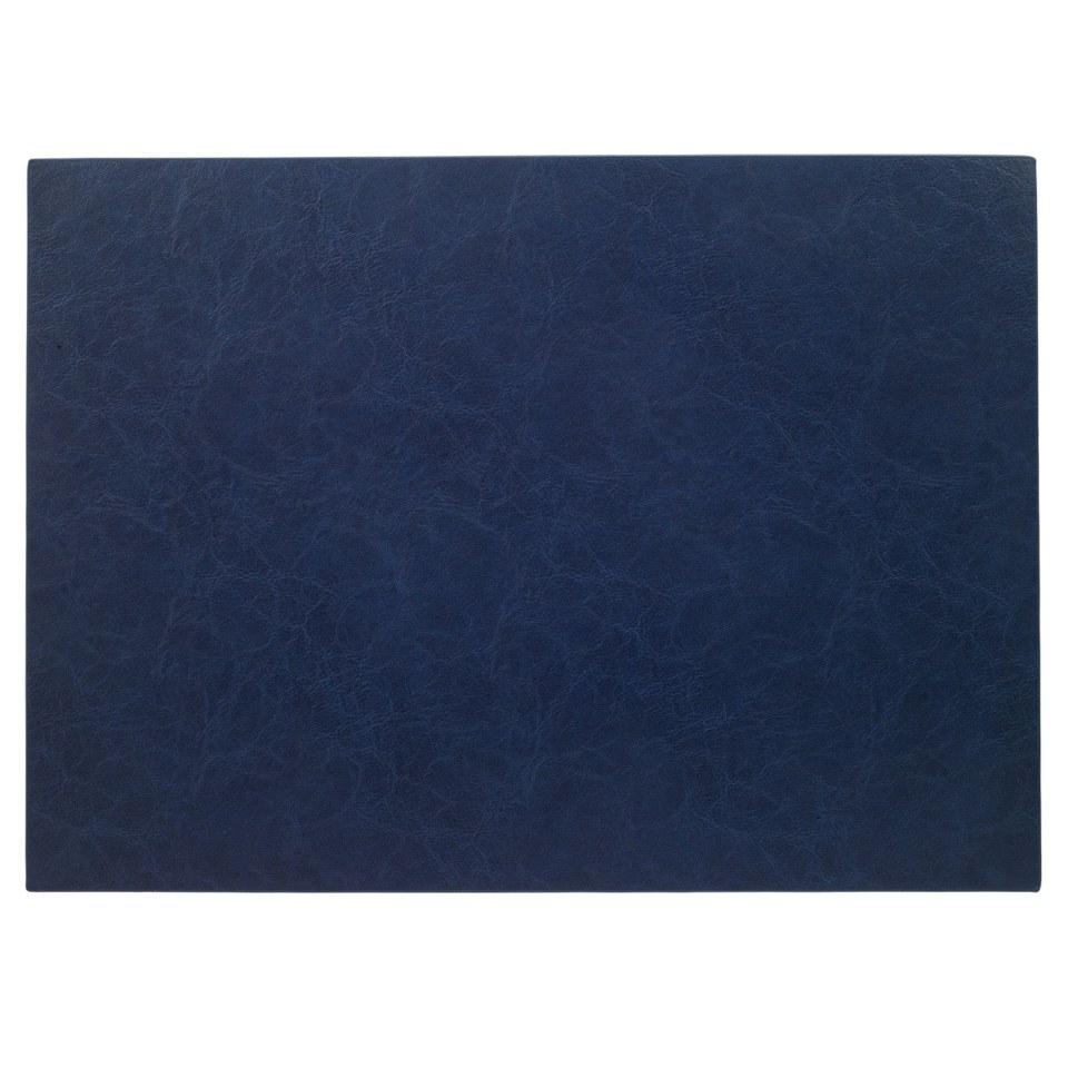 Navy Rectangle Mats - Set of 4
