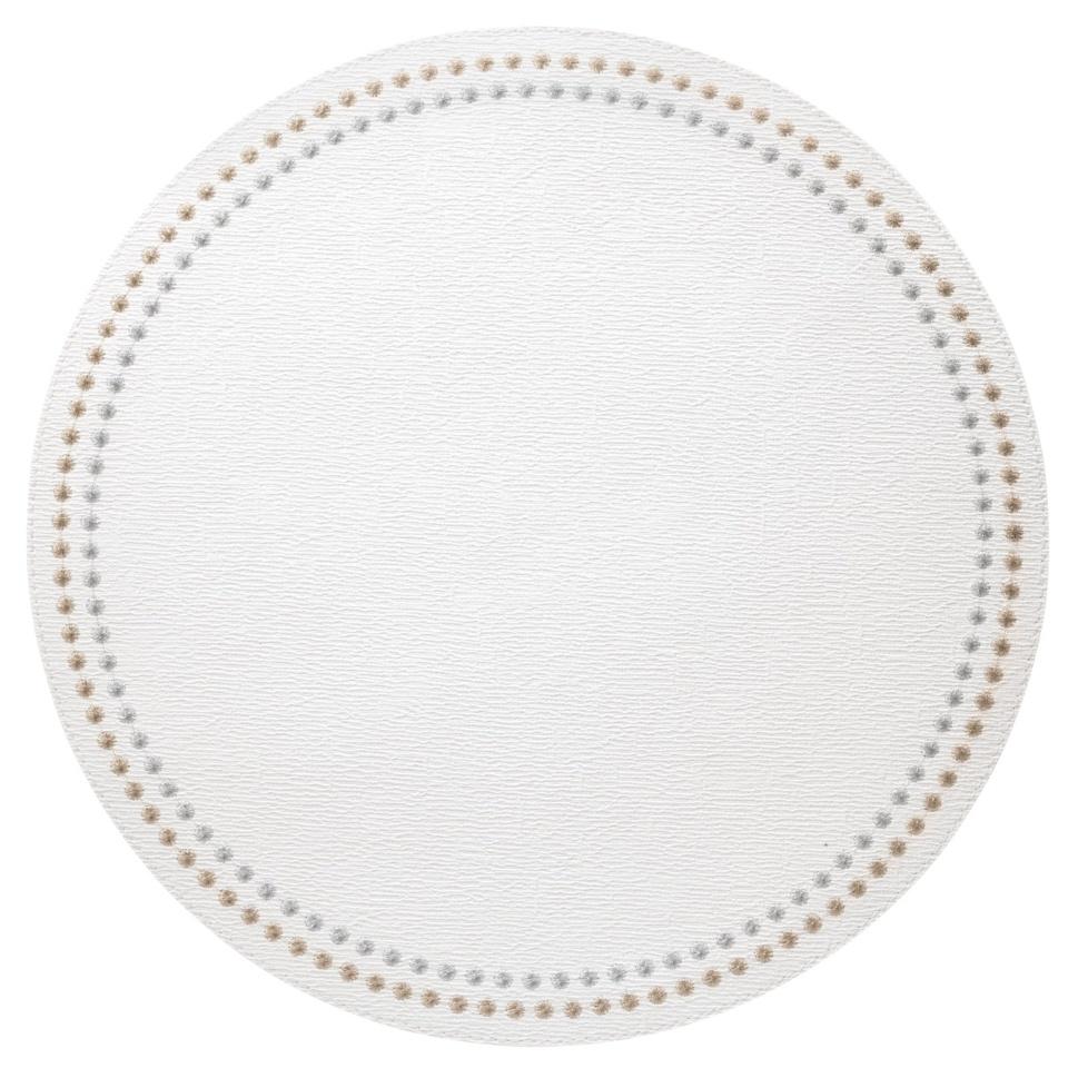 Pure White/Gold & Silver Mats - Pack of 4