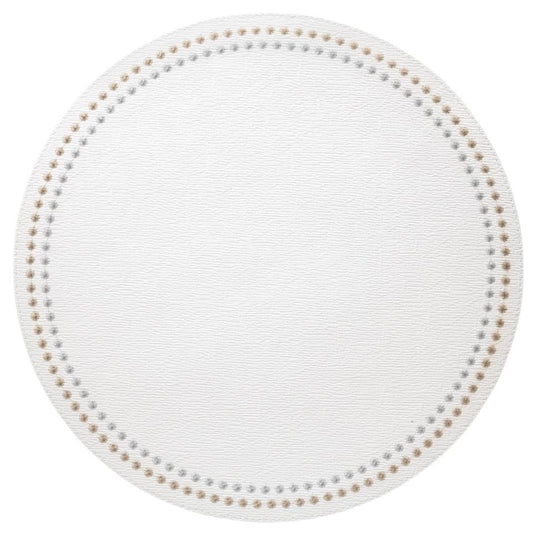 Pure White/Gold & Silver Mats - Pack of 4