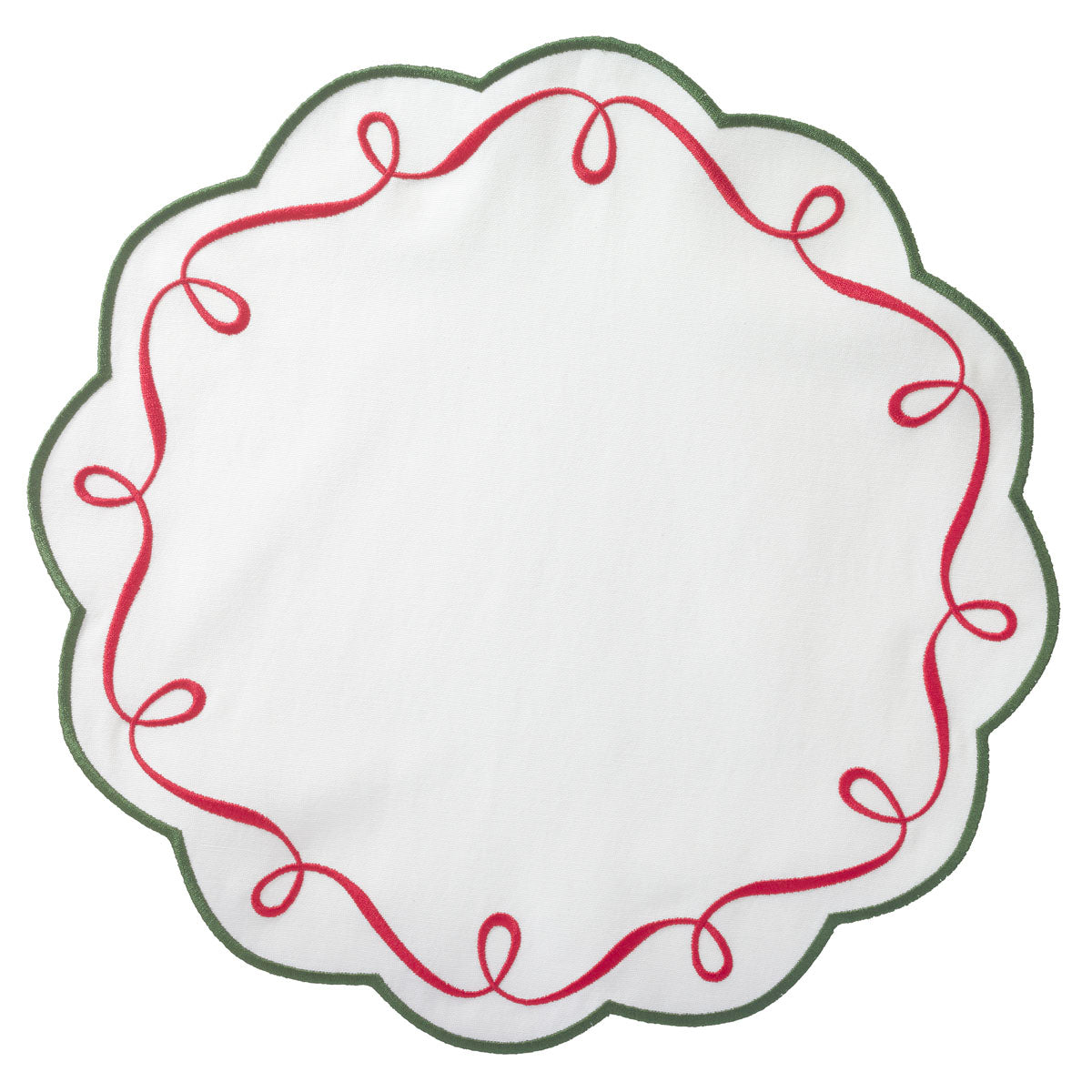Red/Green Placemats - Set of 4