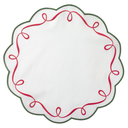 Red/Green Placemats - Set of 4