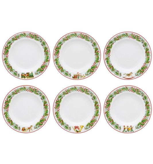 Set 6 Soup Plates