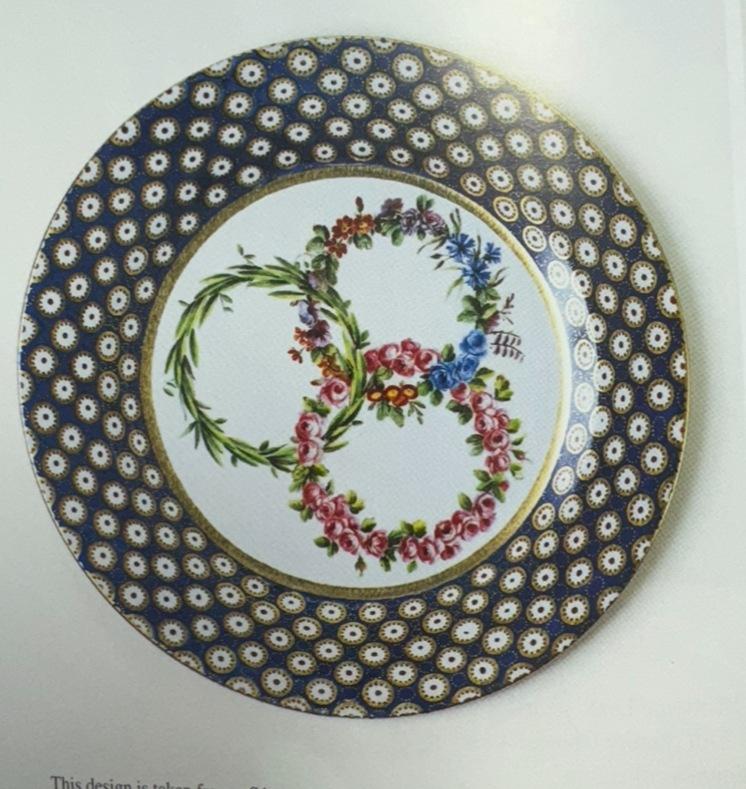 Three Garlands Tin Plate by One Hundred Eighty Degrees