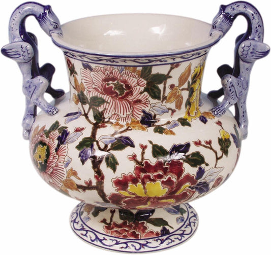 Vase Faenza Dragon