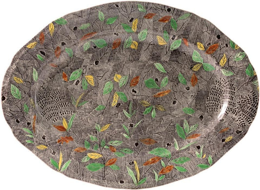 Oval Platter (Foliage)