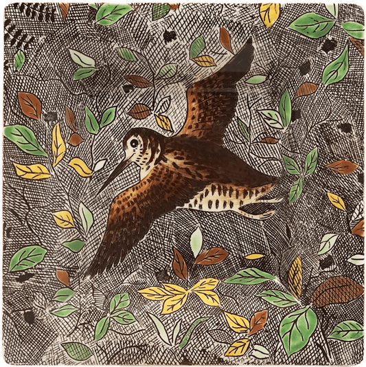 Large Square Candy Tray Woodcock