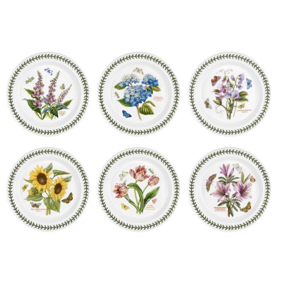 SET OF 6 ASSORTED PLATE DINNER 10.5"