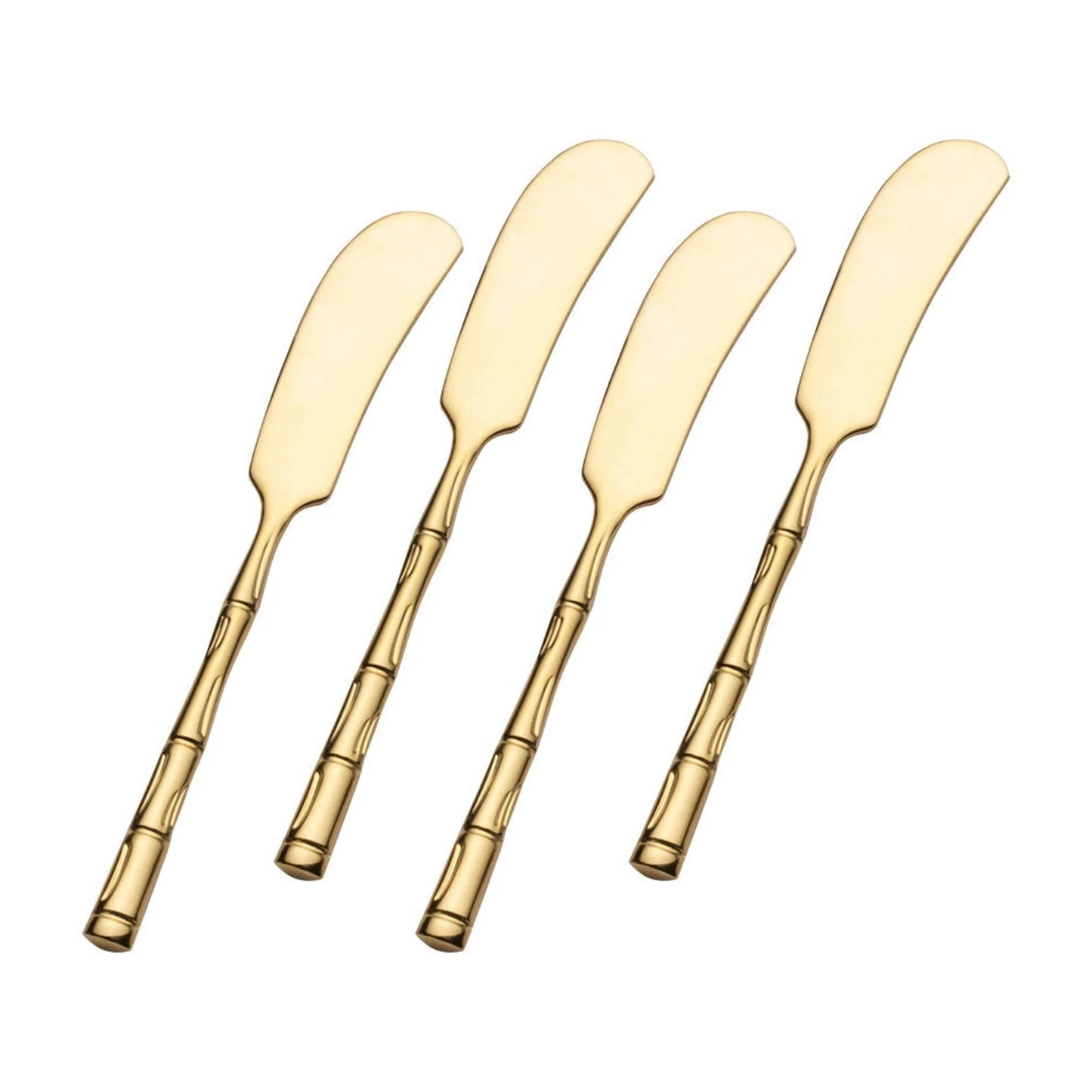 Bamboo Gold Butter Knife Set /4