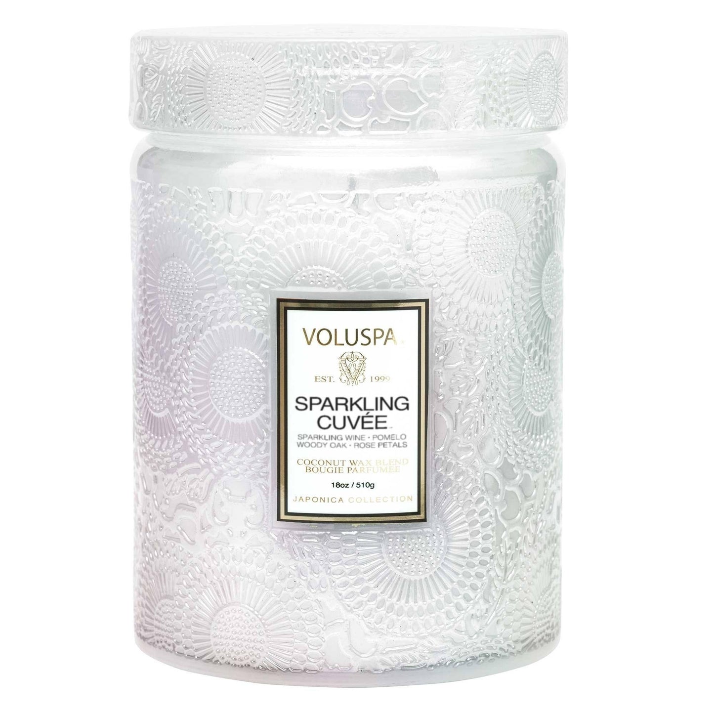 Sparkling Cuvee Large Jar 18 oz candle