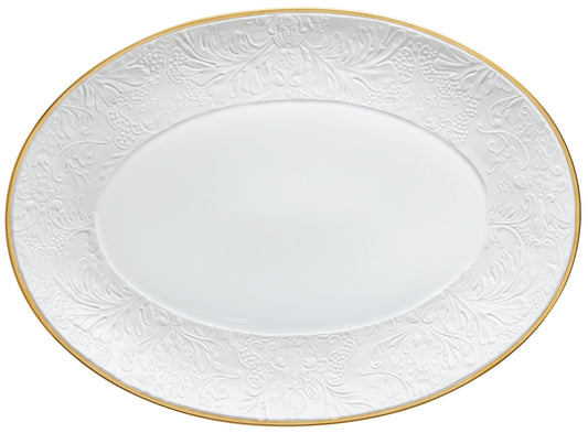 Gold - Oval Platter 14.2 x 10.2 in