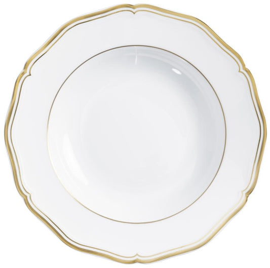 Or White - French Rim Soup Plate 9.1 in