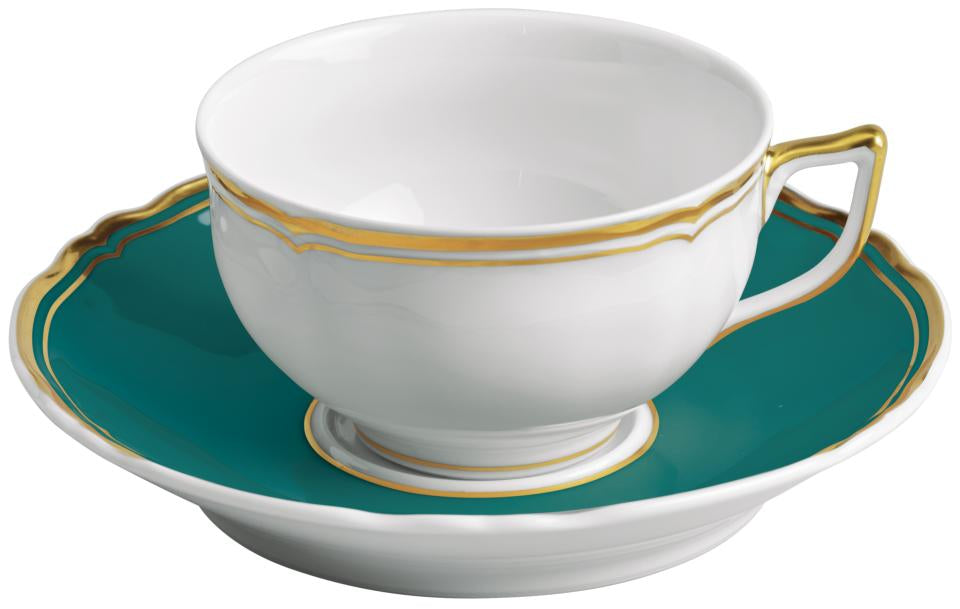 Or Turquoise - Tea Saucer Extra 6.3 in