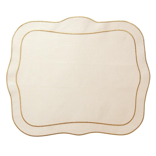 Ivory w/ Gold - Set of 2