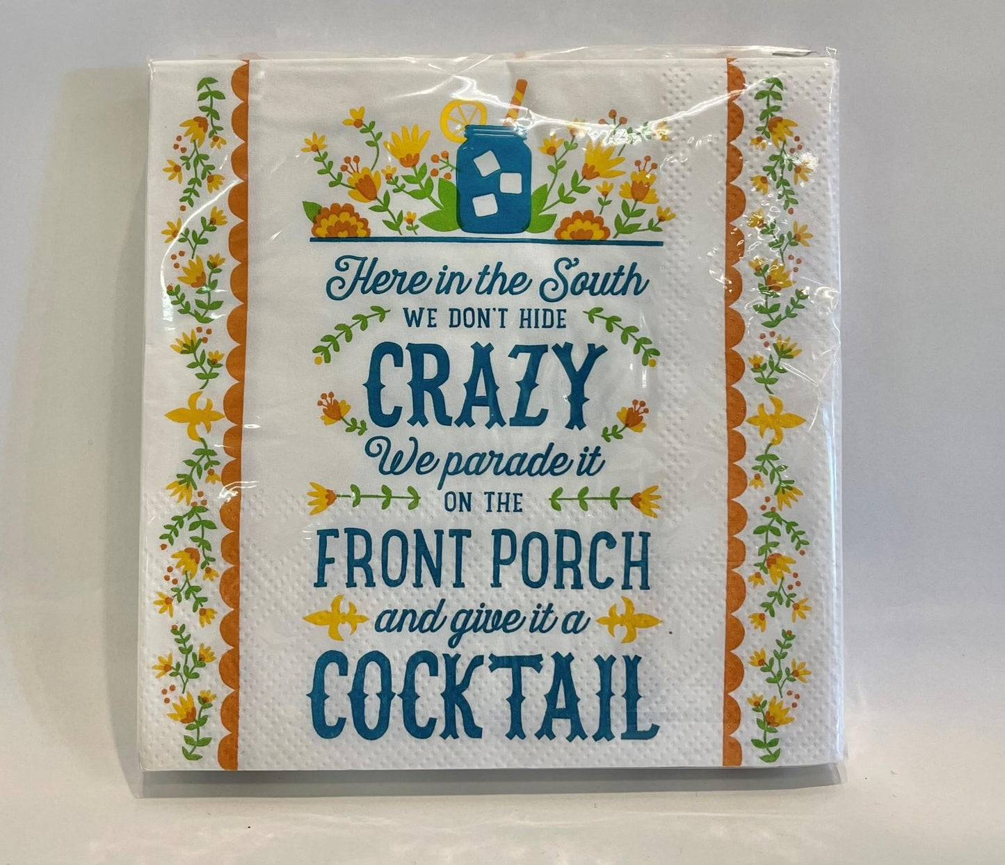 Cocktail Napkins "Crazy"