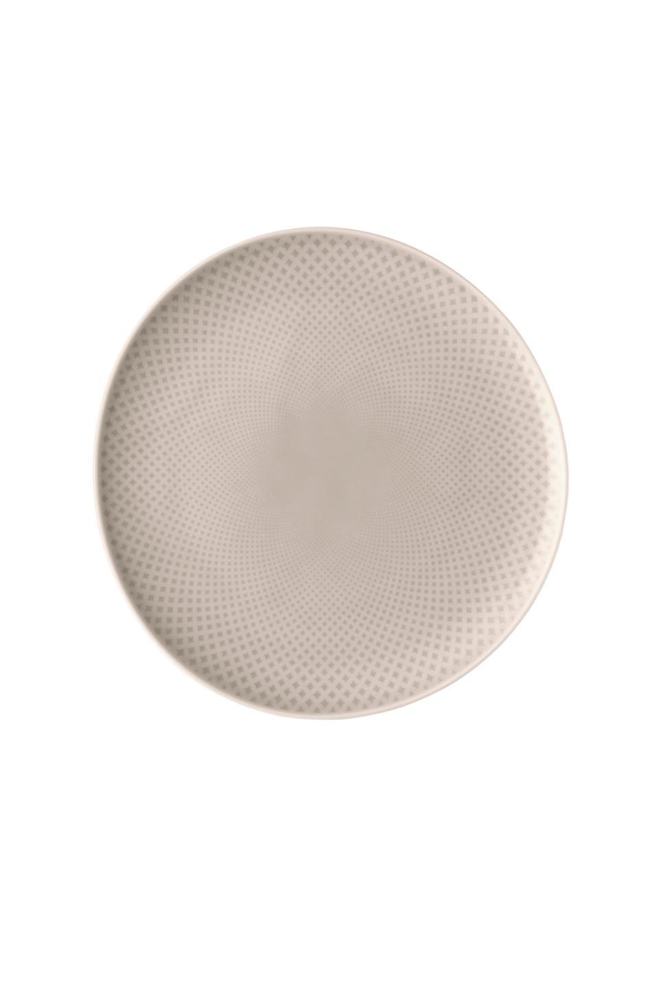 Plate Dinner Flat 10 5/8 x 10 1/4 in Relief Front & Back