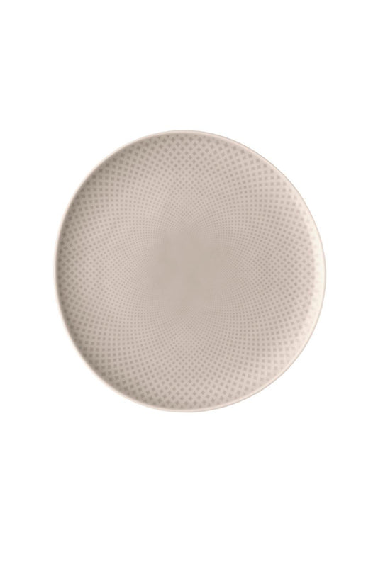 Plate Dinner Flat 10 5/8 x 10 1/4 in Relief Front & Back