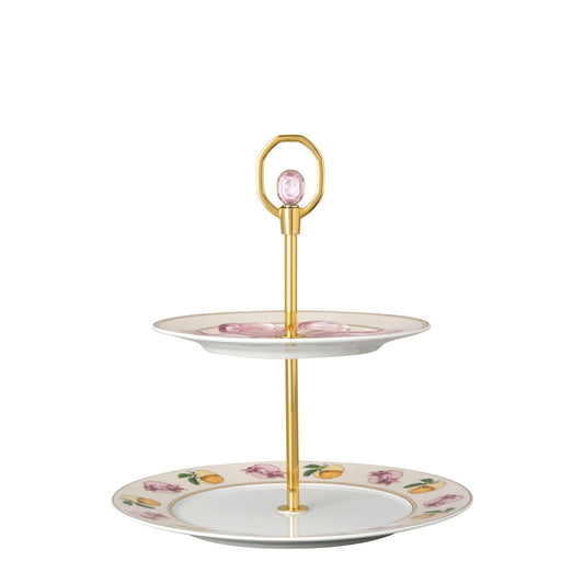 Etagere 2 tiers 10 in H Marshmallow