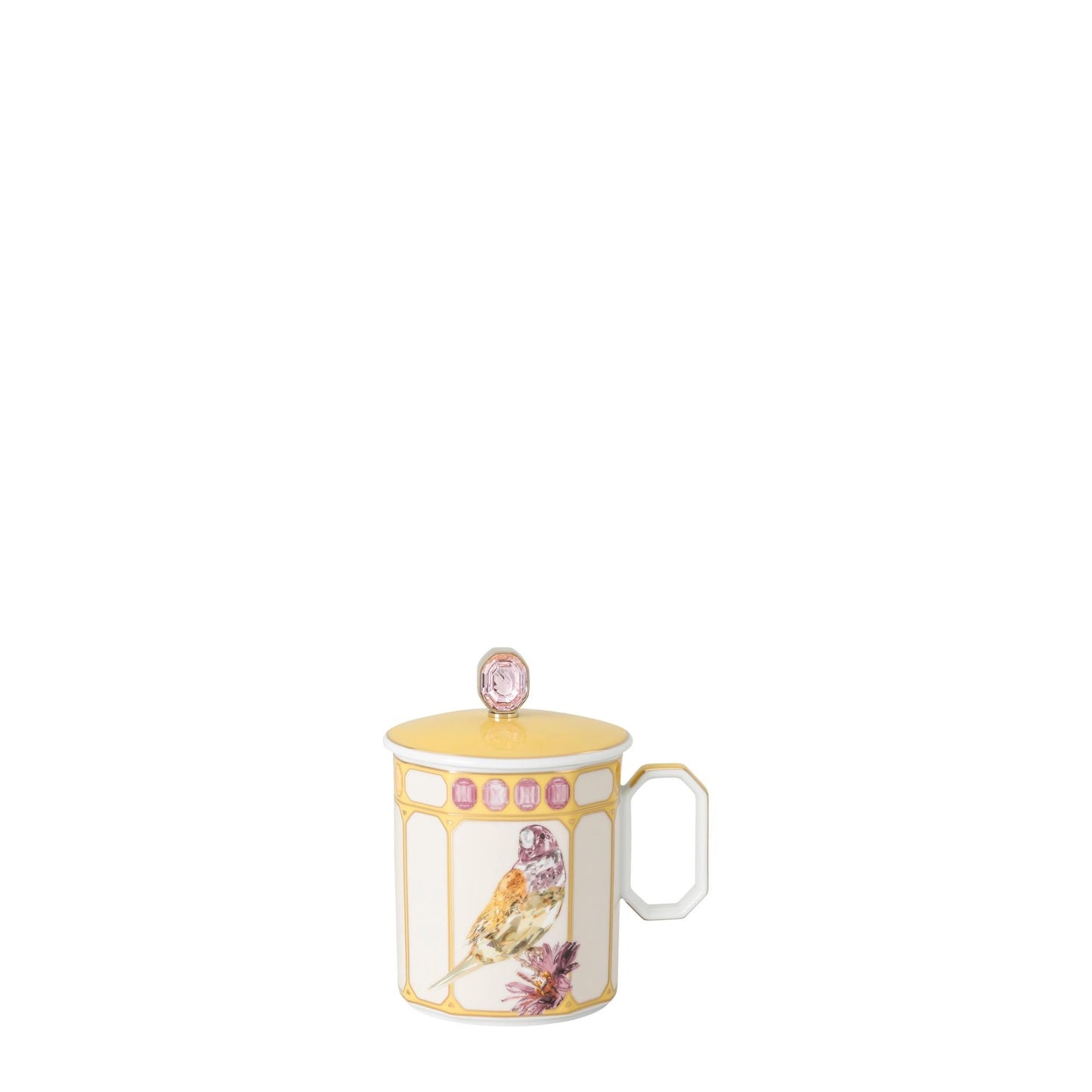 Mug w/Lid 13 oz Finch Yellow