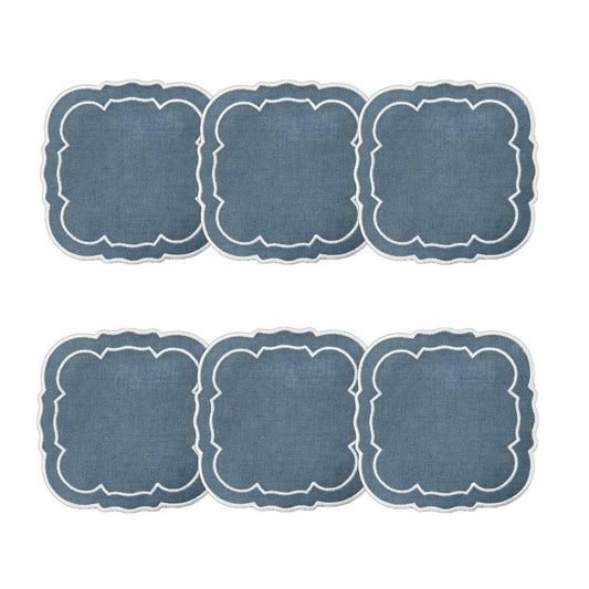 Blue / White - Boxed Set of 6