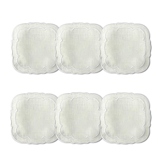 White / White - Boxed Set of 6