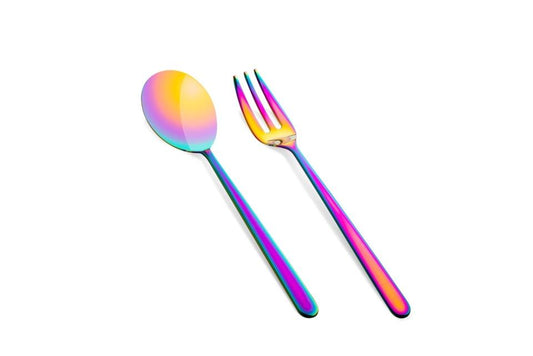 Serving Set 2 Pcs Rainbow
