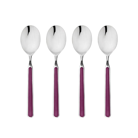 Espresso Spoon Set 4 Pcs Light Mauve