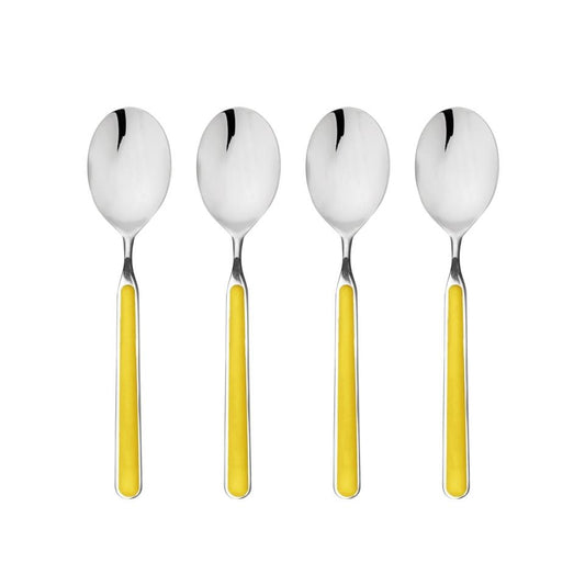 Espresso Spoon Set 4 Pcs Yellow