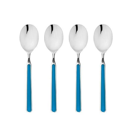 American Coffee Spoons Set 4 Pcs Electric Blue