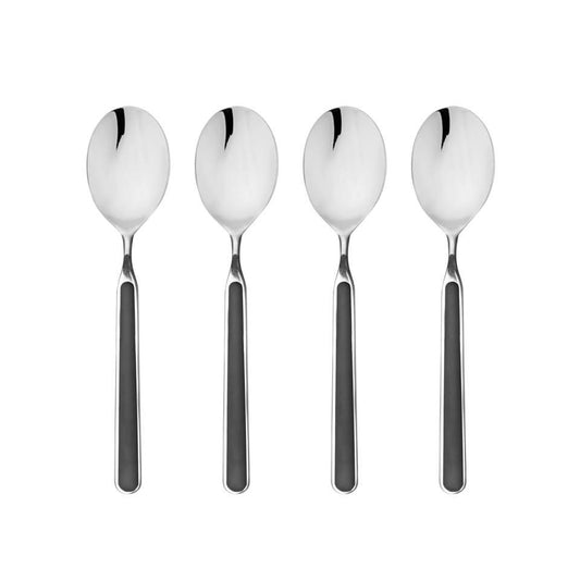 Espresso Spoon Set 4 Pcs Black