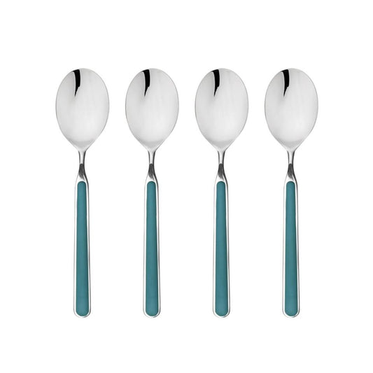Espresso Spoon Set 4 Pcs Petroleum