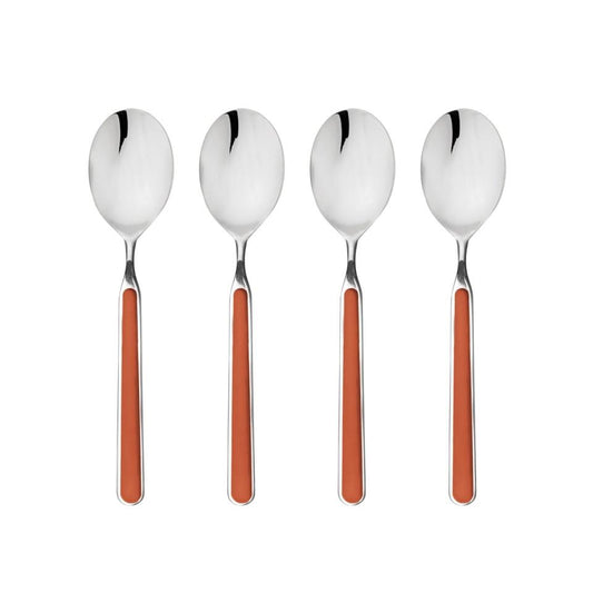 American Coffee Spoons Set 4 Pcs Rust