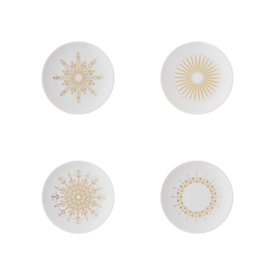 Set Of 4 Plates 4 In Stars