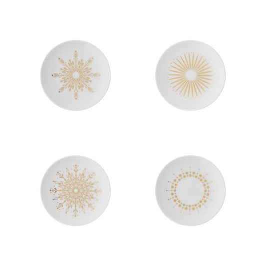 Set Of 4 Plates 4 In Stars