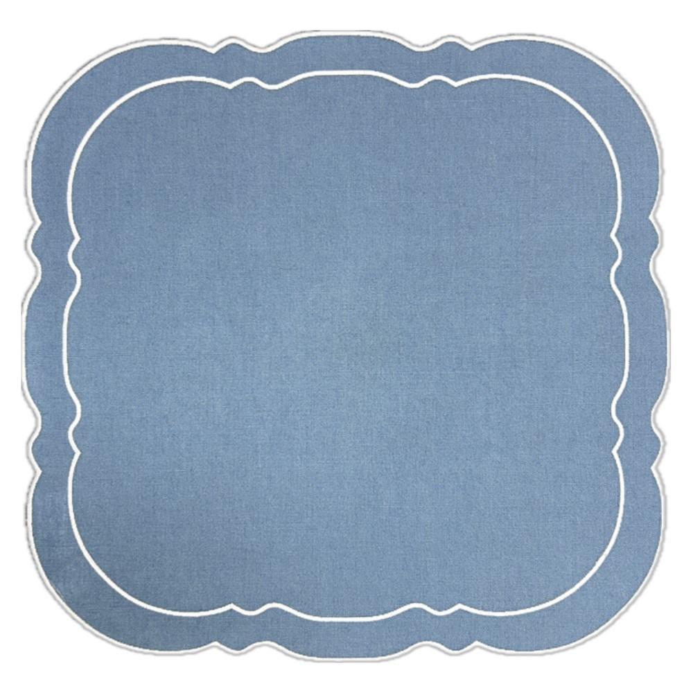 Blue with White - Set of 2
