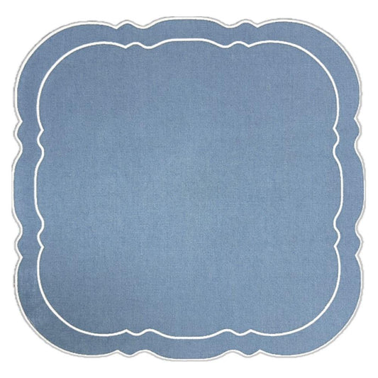 Blue with White - Set of 2