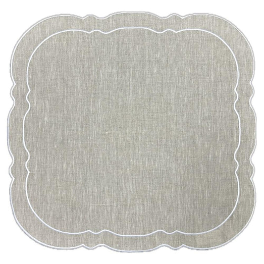 Dark Natural with White - Set of 2