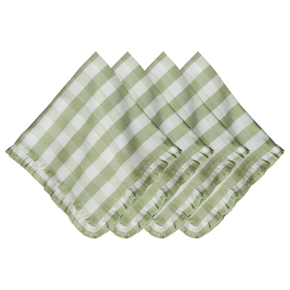 Gingham Seagrass Napkin by Juliska