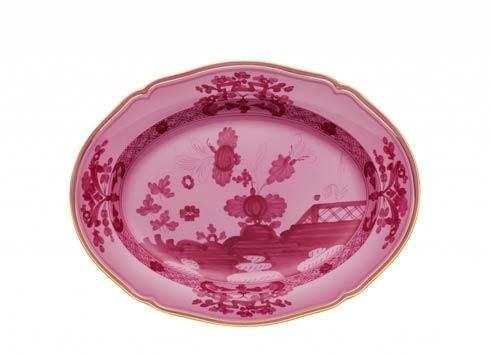 Oriente Italiana Porpora Oval Platter by Ginori